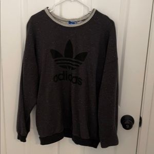 Distressed Adidas sweatshirt
